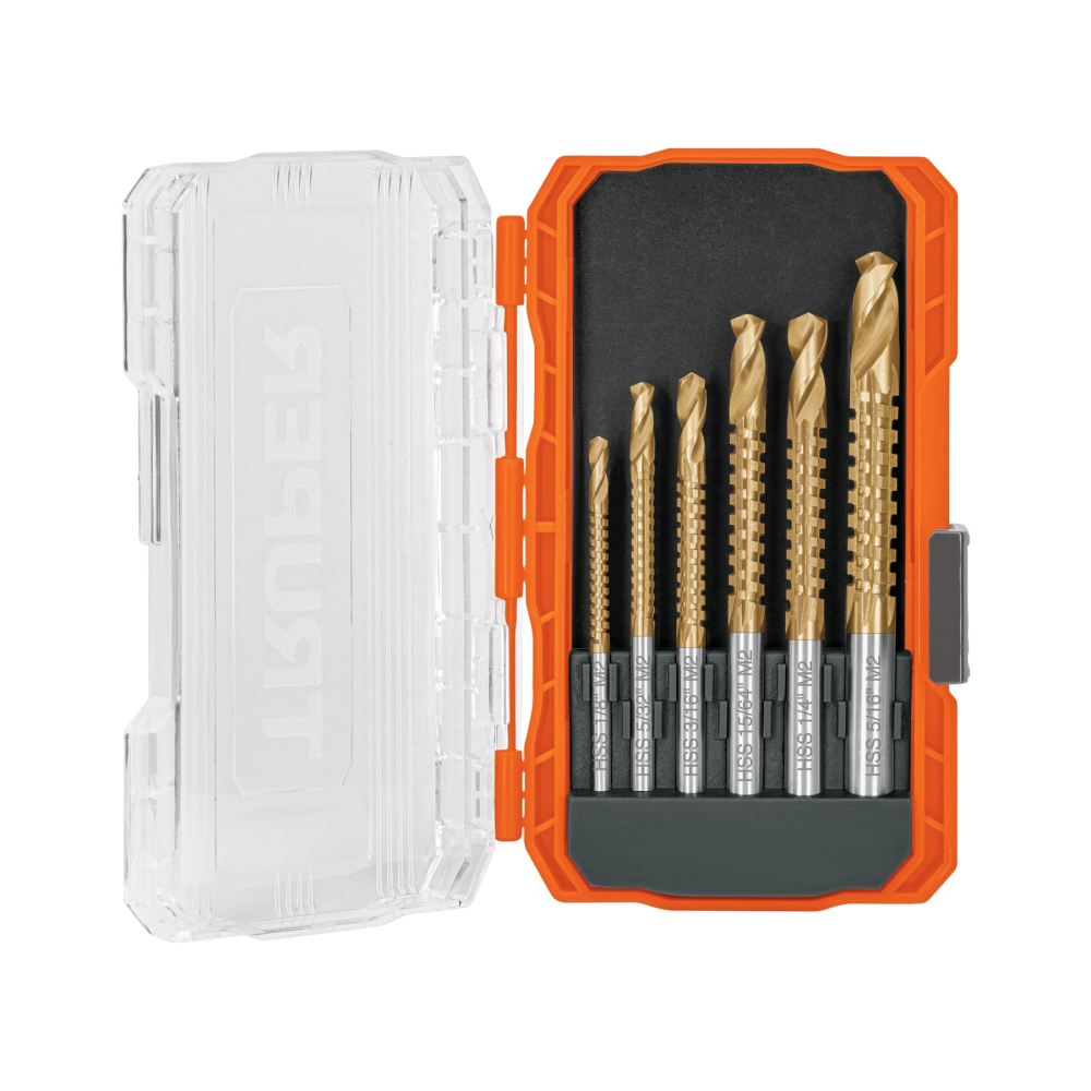Juego de 6 brocas helicoidales con sierra, TRUPER JBMS-6