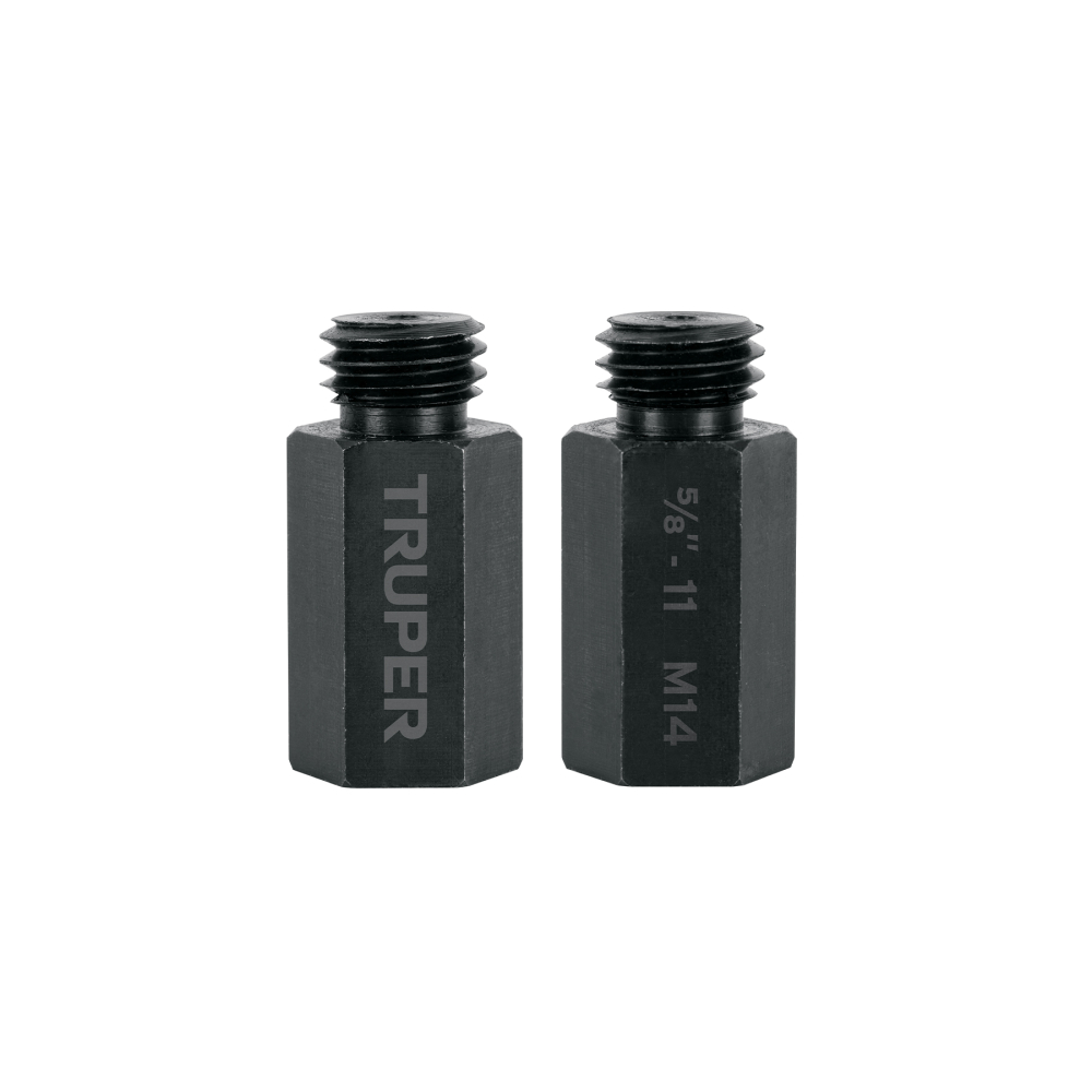 Juego 2 adaptadores para borlas doble cara, M14, TRUPER ADP-M14