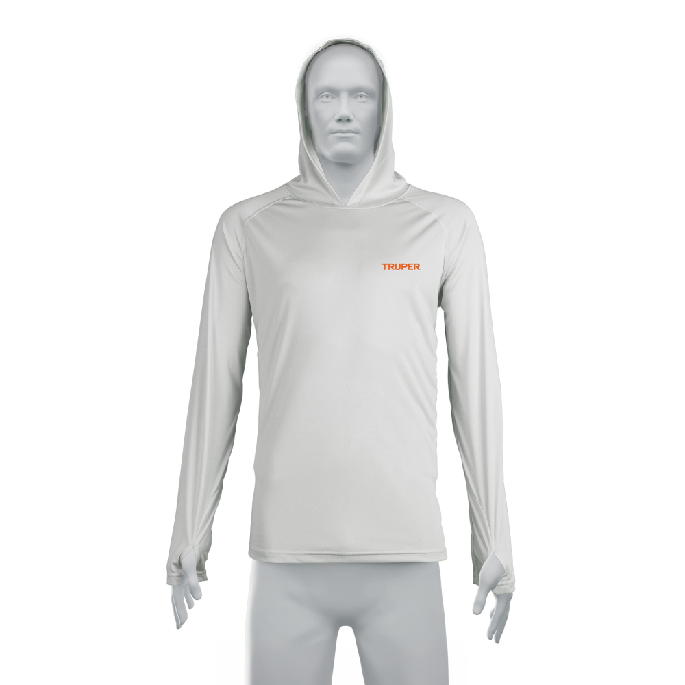Playera protección solar, manga larga, hombre, CH, TRUPER PPS-CH