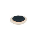 Borla para pulir de lana de 3' hook and loop, TRUPER BOR-PULA-3V