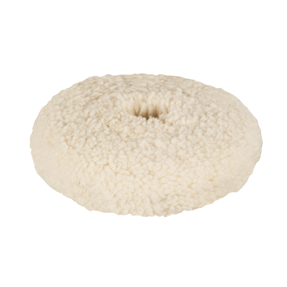 Borla para pulir de lana trenzada de 8' doble cara, TRUPER BOR-PULA-8D