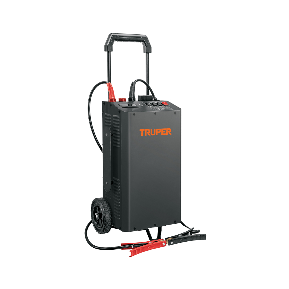 Cargador de baterías 320 A con arrancador, 12V y 24V, TRUPER CARBA-320