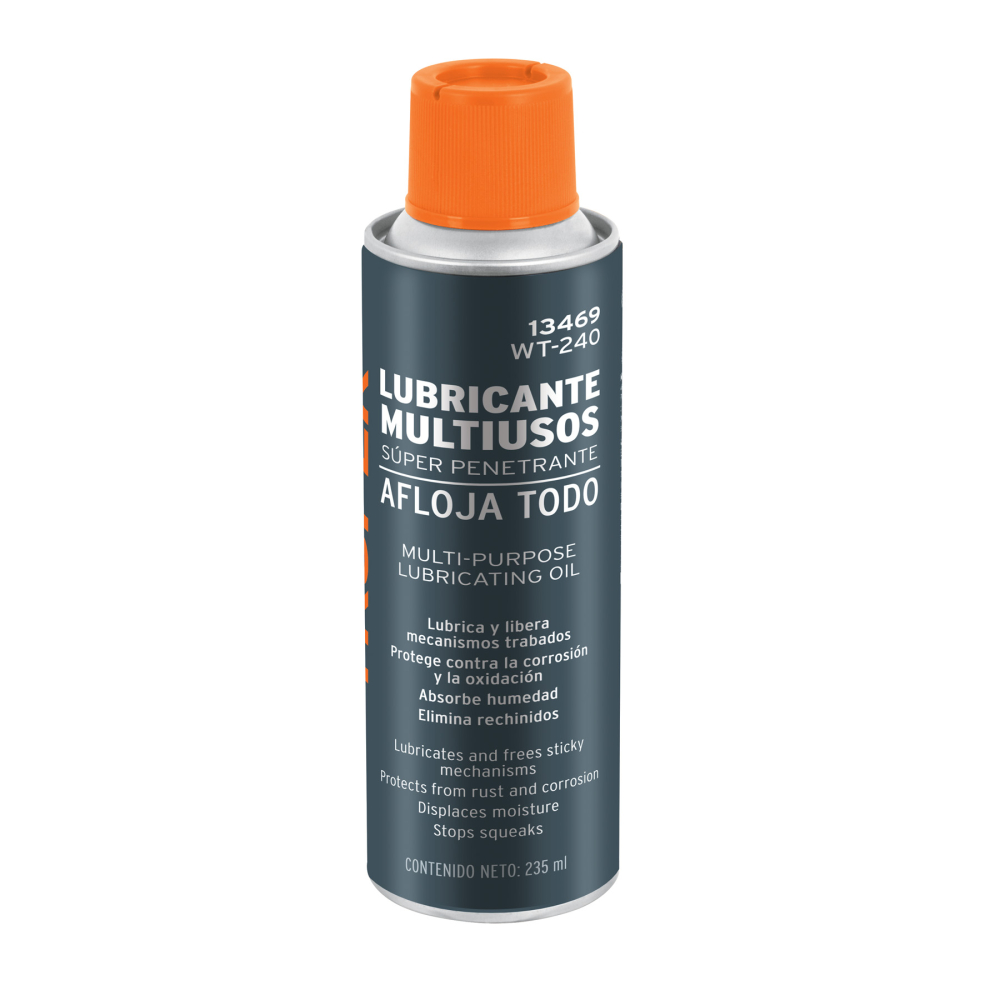 Lubricante multiusos en aerosol, 235ml (8oz), TRUPER WT-240