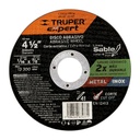 Disco Tipo 41 de 4-1/2' x 1.6 mm corte fino de metal, Expert DICOF-4516X