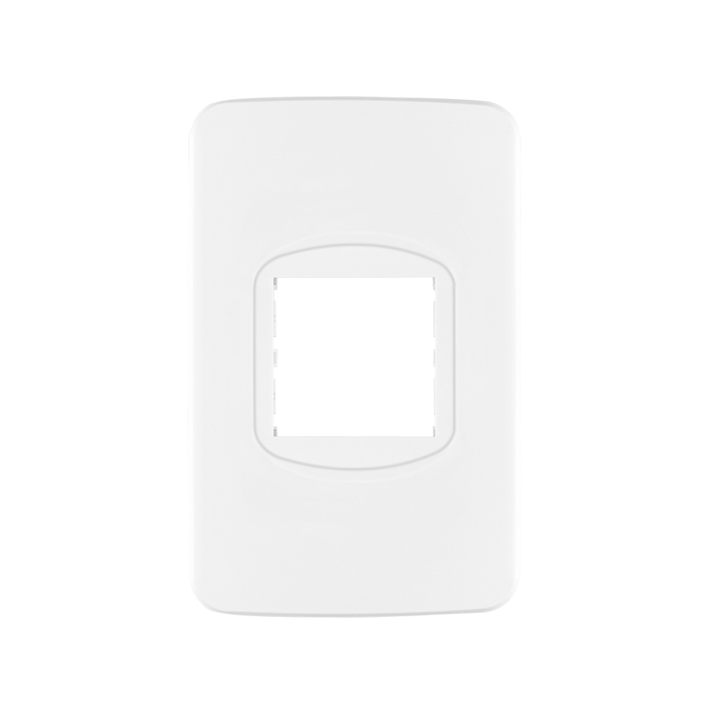 Placa de 1 ventana 1.5 módulos, línea Toledo, BASIC PPSE15-TB