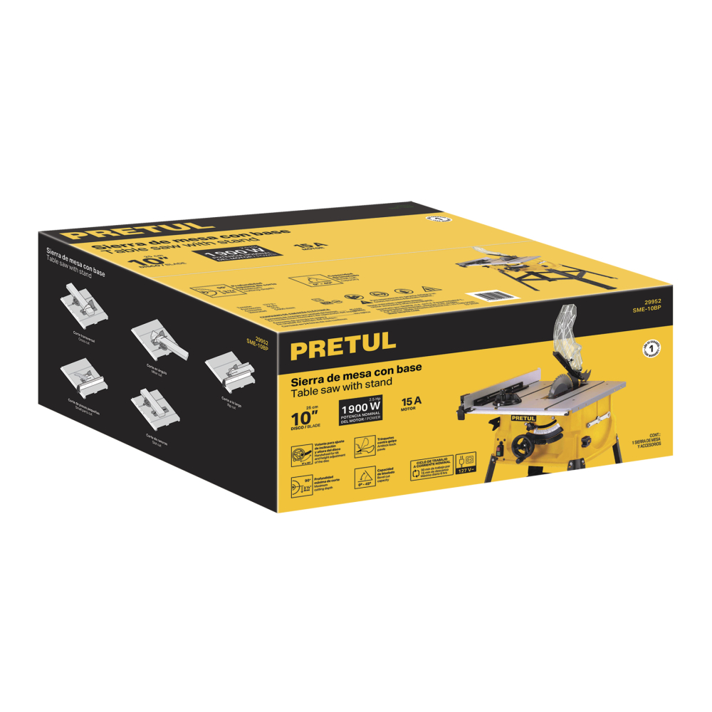 Caja de empaque de repuesto para SME-10BP, PRETUL CJ-SME-10BP