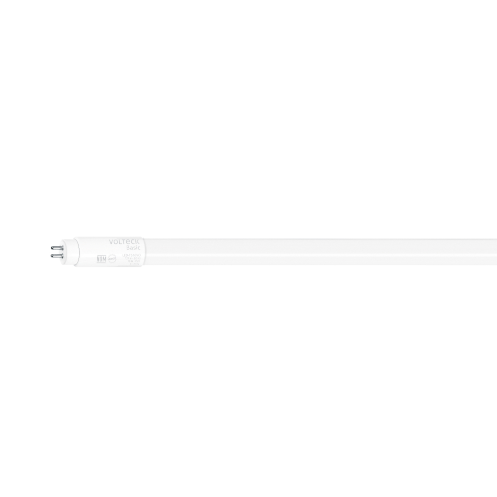 Tubo LED T5 8W G5, 6500K blanca fría, opalino, BASIC LED-T508VO