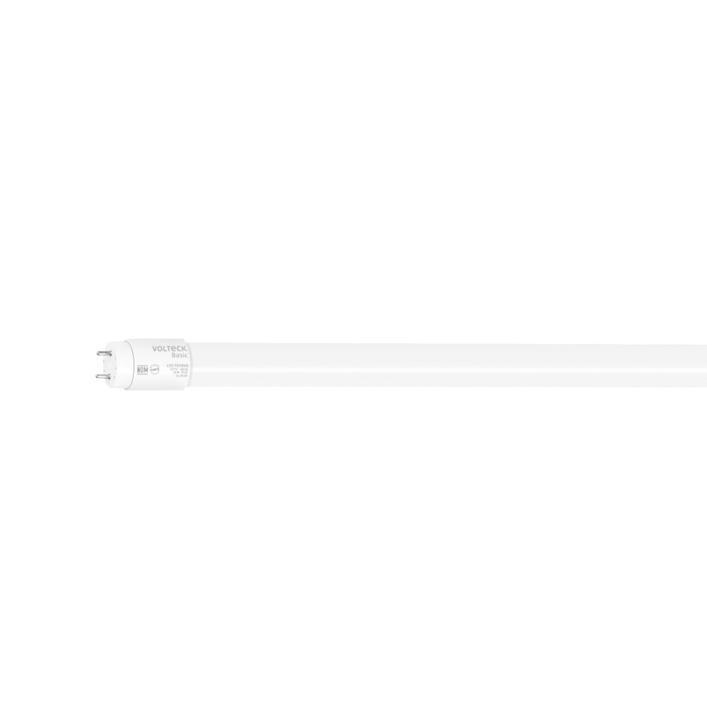 Tubo LED T8 18W G13, 6500K blanca fría, opalino, BASIC LED-T818VO