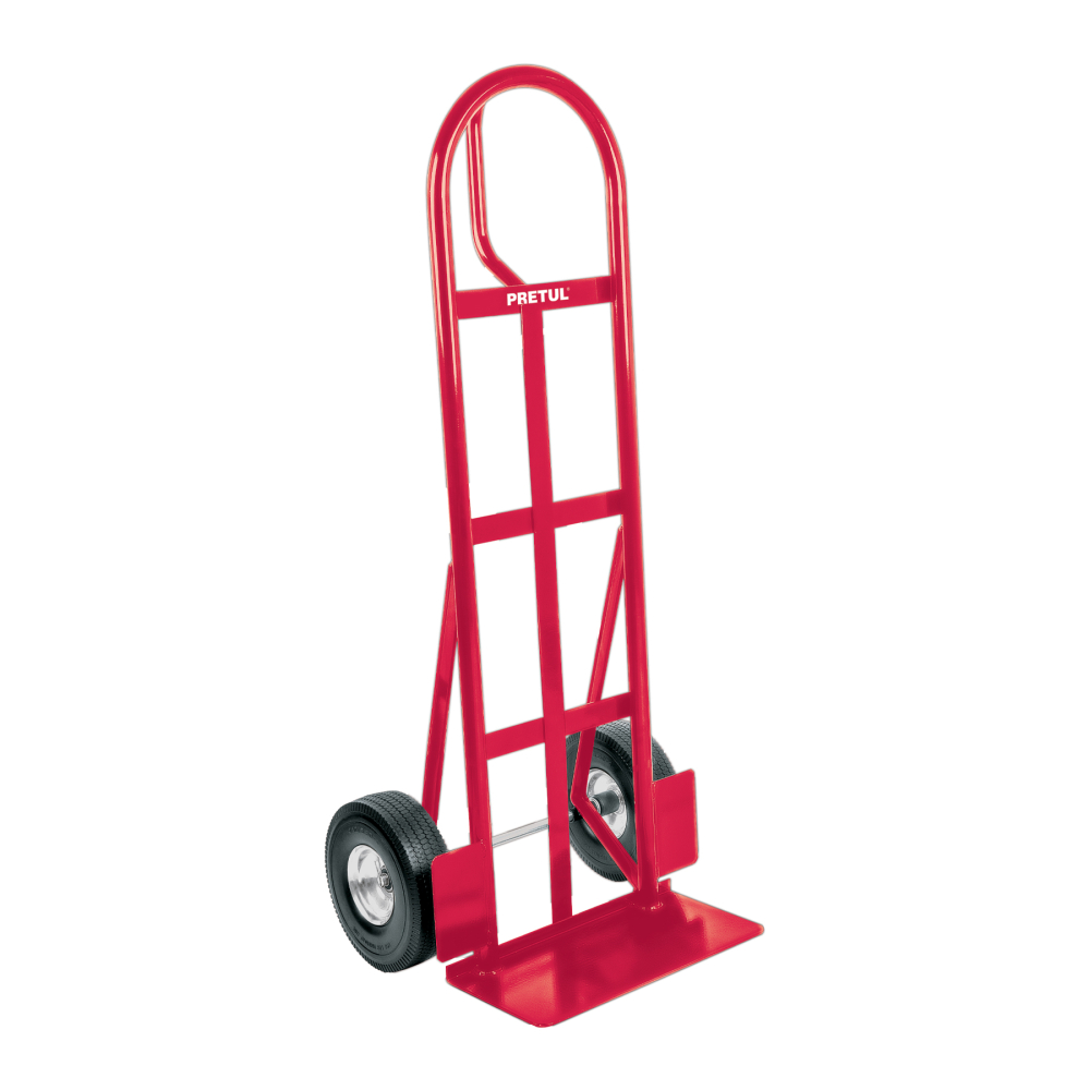 Diablo de carga de 370 kg, ruedas imponchables PU, asa 'D' DIA-370DX