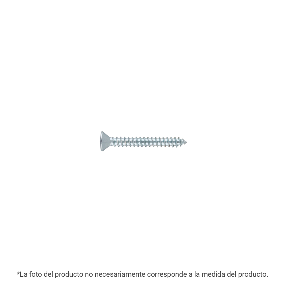 Bolsa 200 pijas para lámina cabeza plana #8 x 1/2', FIERO PILP-8X1/2