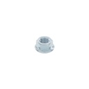 Bolsa con 25 tuercas flange, 1/2', acero galvanizado, FIERO TUEF-1/2