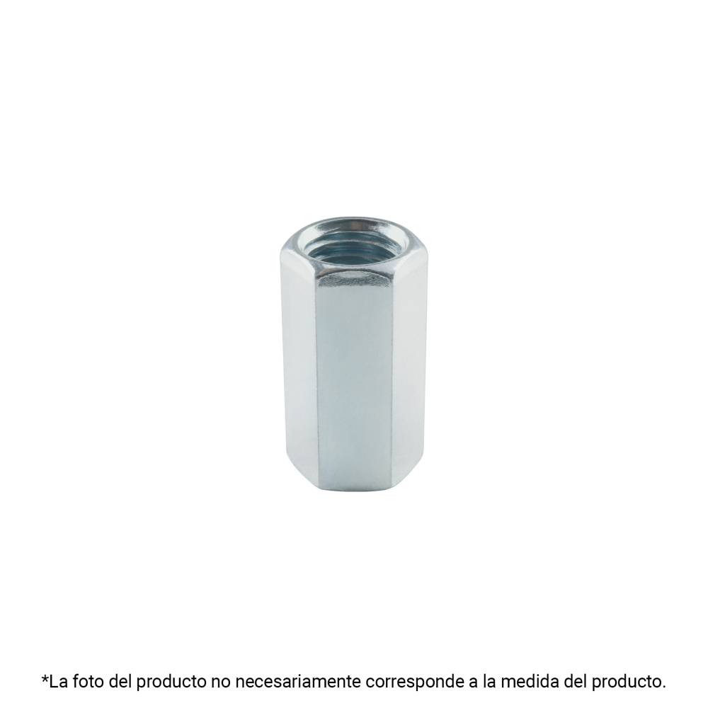 Bolsa con 5 tuercas cople, 3/8' acero galvanizado , FIERO TUEC-3/8