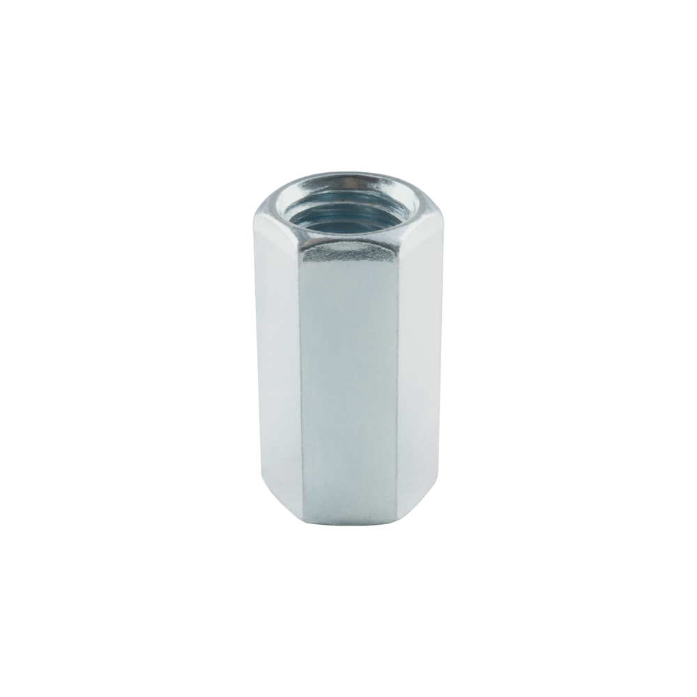 Bolsa con 5 tuercas cople, 1/2' acero galvanizado , FIERO TUEC-1/2