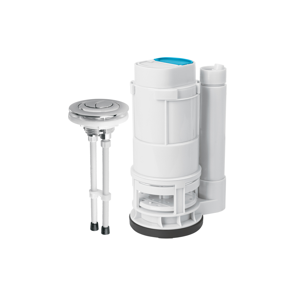 Válvula descarga dual 2' para WC de 1 pieza, con botón dual VW-209K