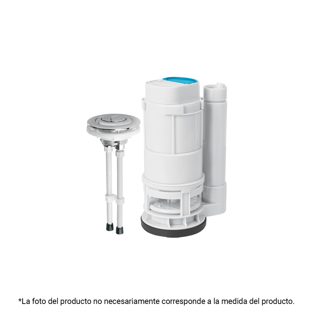 Válvula de descarga dual para EC One-Piece de 3' con botón VW-210K