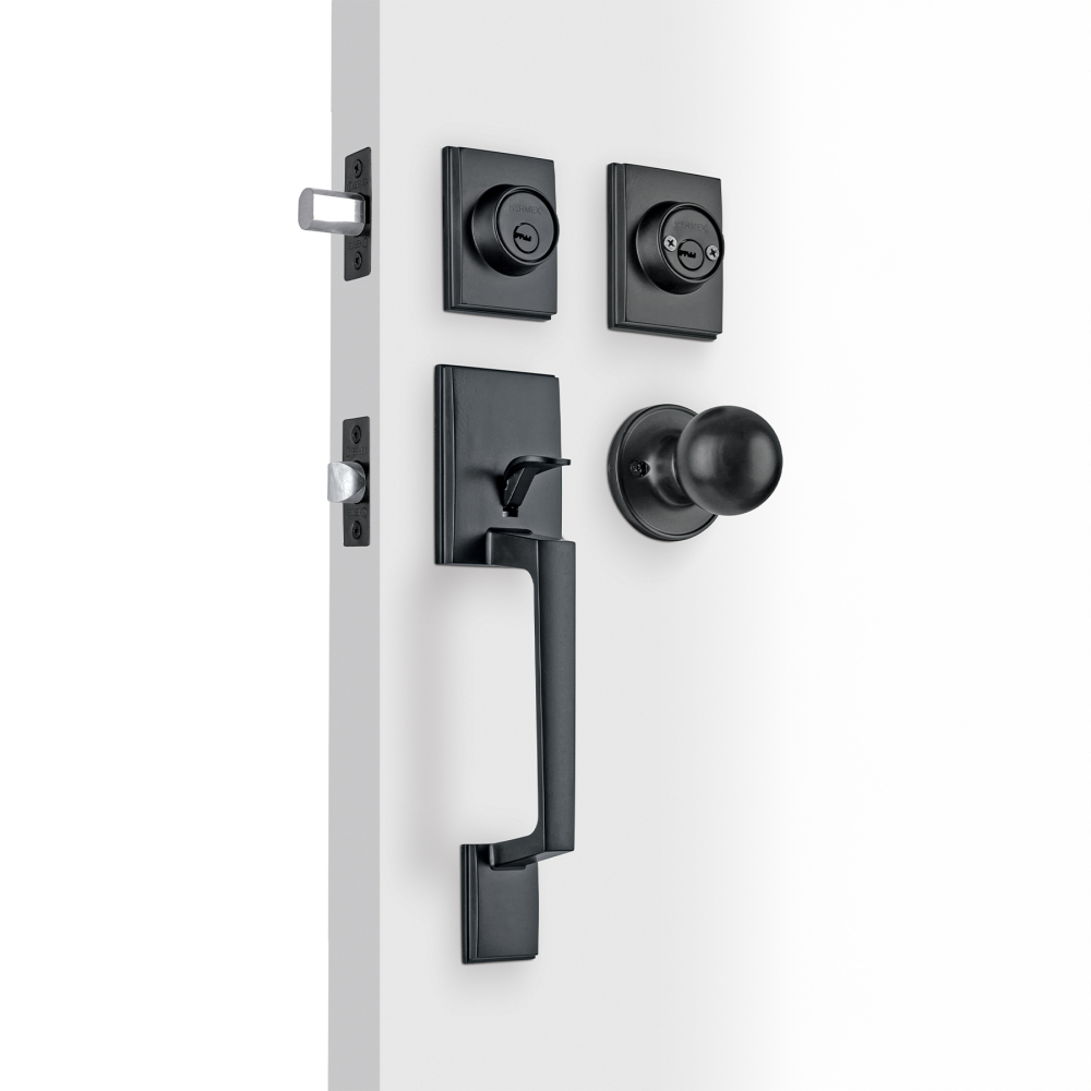 Jaladera/perilla/cerrojo, Porto llave-llave, Negro CEP-62PJC