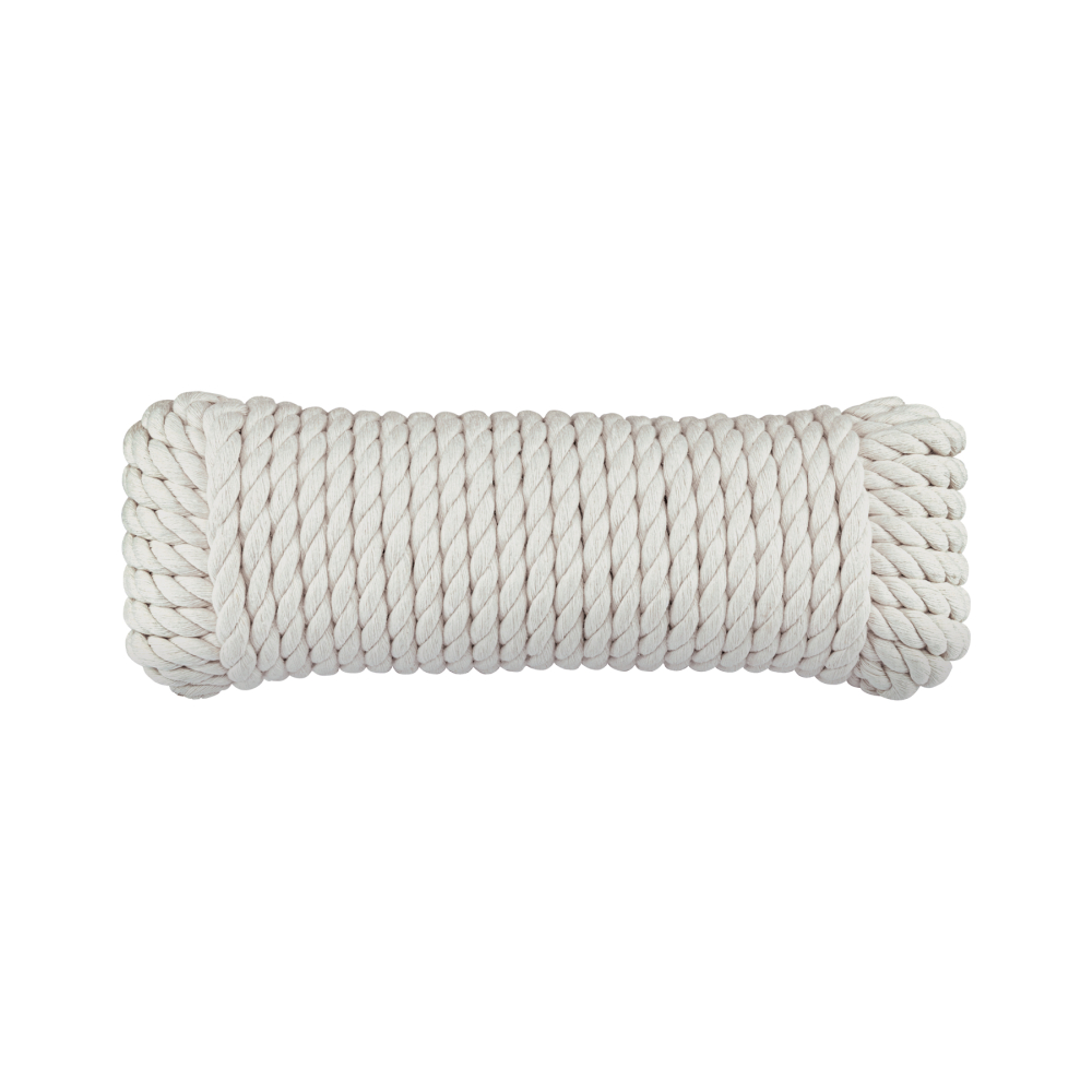 Piola de Algodón de 10 mm x 15 m natural, FIERO PIO-1015A