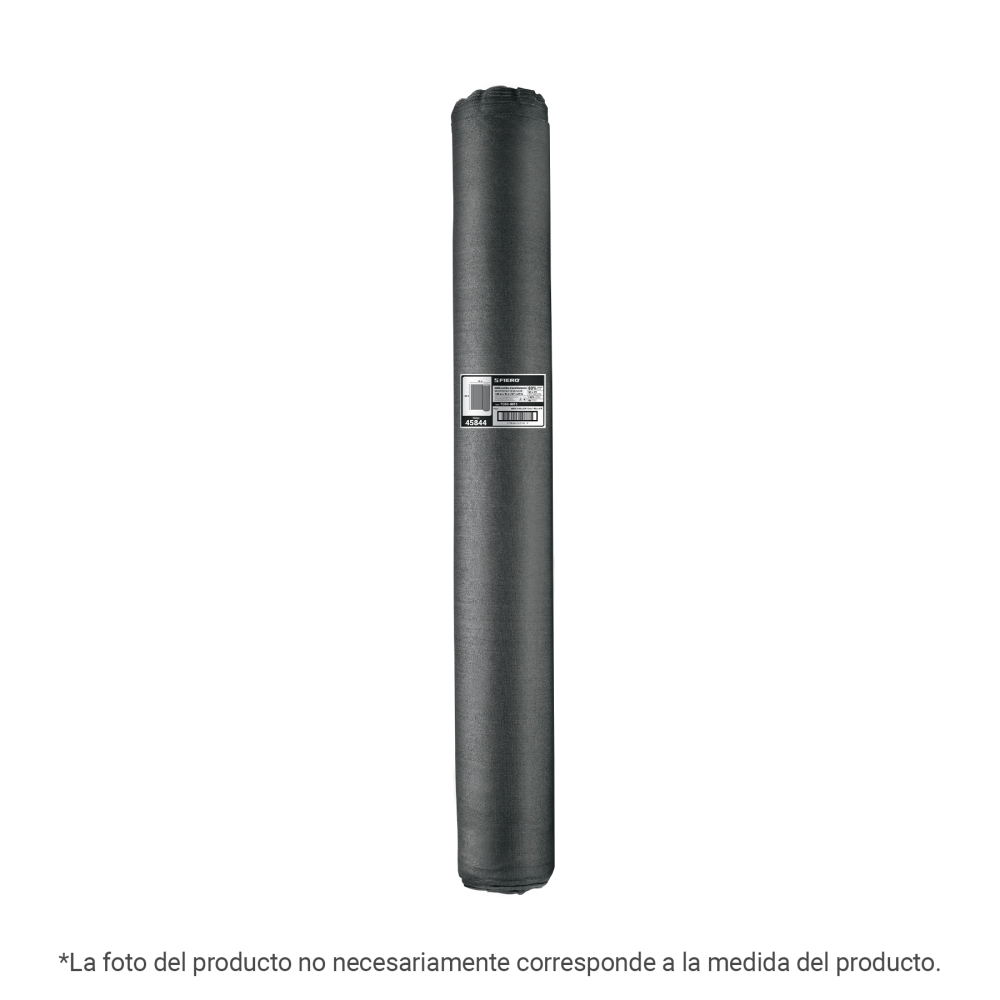 Rollo de malla sombra 90%, raschel negro, 15m x 4m, FIERO TORA-154N