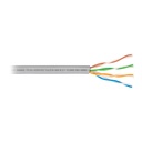 Metro de cable UTP CAT5E, Bobina de 100m, gris, VOLTECK CBR-51G
