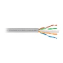 Metro de cable UTP CAT6, Bobina de 100m, gris, VOLTECK CBR-61G
