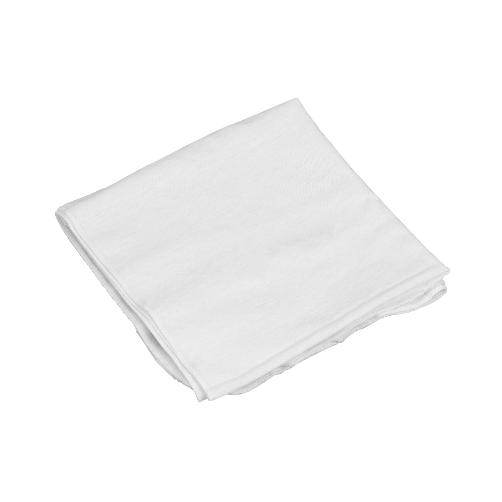 Franela blanca de algodón de 1 m, KLINTEK FRA-1B
