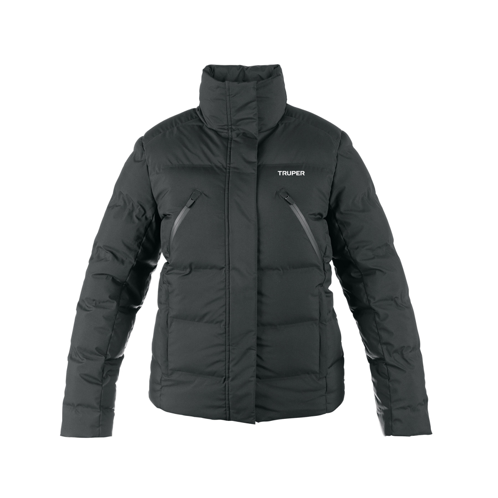 Chamarra acolchada térmica para mujer, negra, M, TRUPER CHAM-ND-M