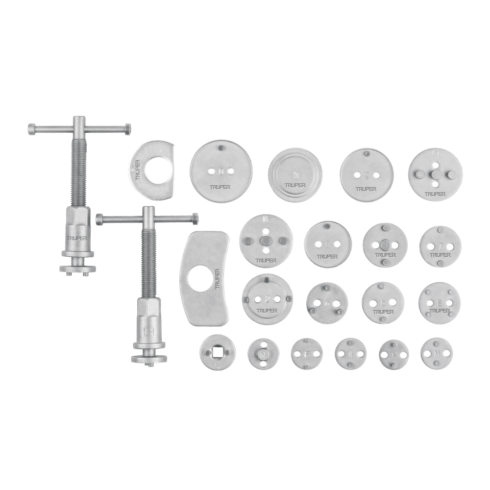 Juego de opresores para pistón de frenos, 22 piezas, TRUPER JGO-OP22