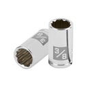 Dado de 3/8', 12 puntas, cuadro 1/4', TRUPER D-1412-B