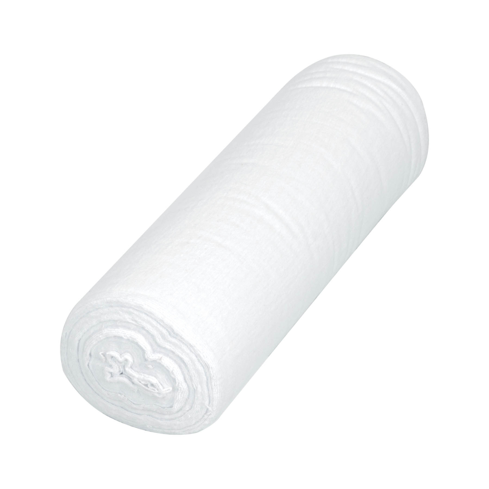 Rollo de 25 m de franela blanca de algodón, KLINTEK FRA-25B