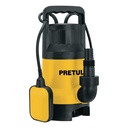 Bomba sumergible plástica, 1-1/2 HP para agua sucia, PRETUL BOS-1-1/2SPP