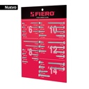 Exhibidor de pijas cabeza plana, FIERO EXF-PLA