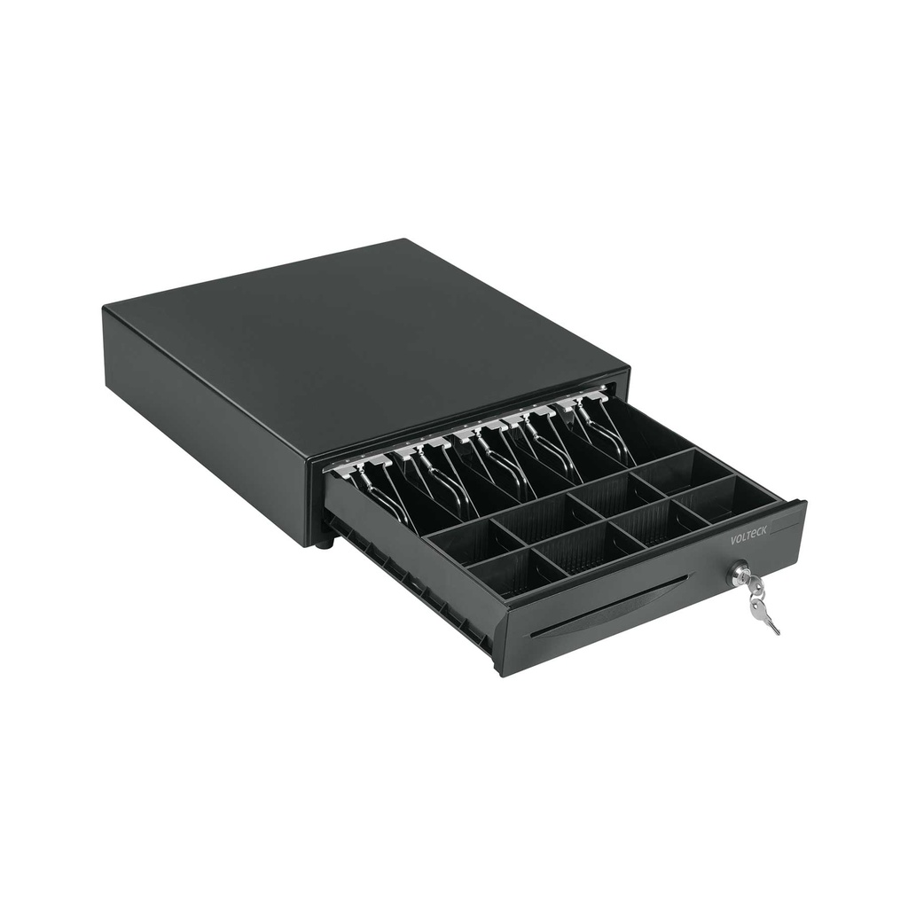 Cajón de dinero para 5 billetes y 8 monedas, VOLTECK PDV-58C