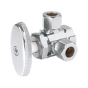 Llave ang. doble salida 3/8', multivuelta, barrilito, FOSET ANG-13