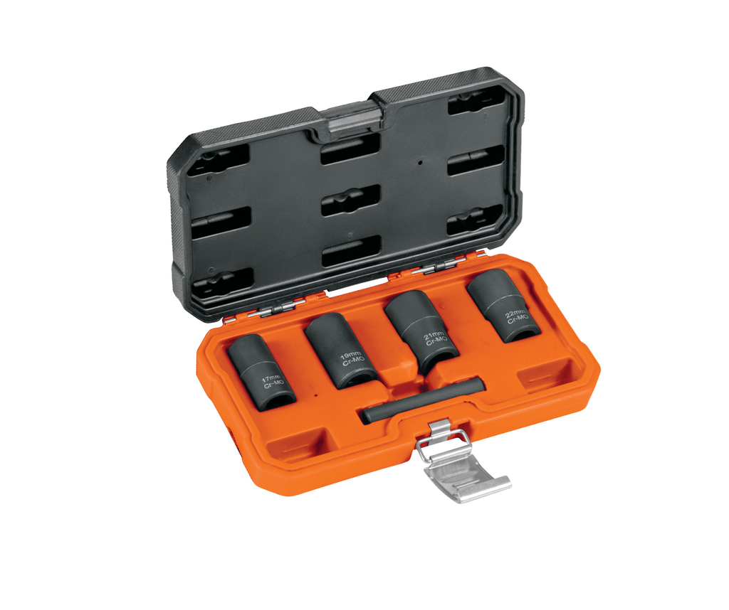 Juego de 4 dados extractores de tuercas barridas, TRUPER EXT-4T