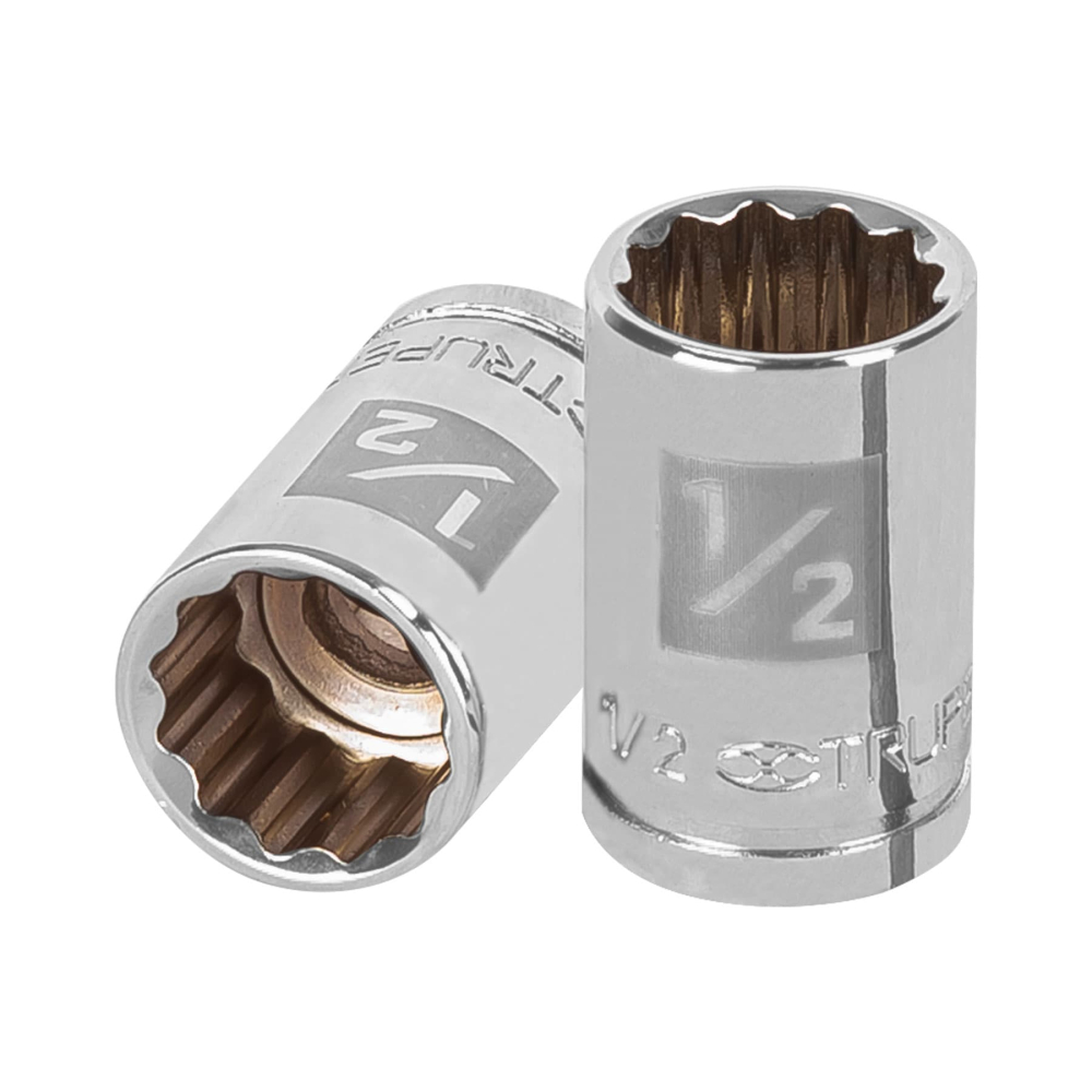 Dado de 1/2', 12 puntas, cuadro 3/8', TRUPER D-3816
