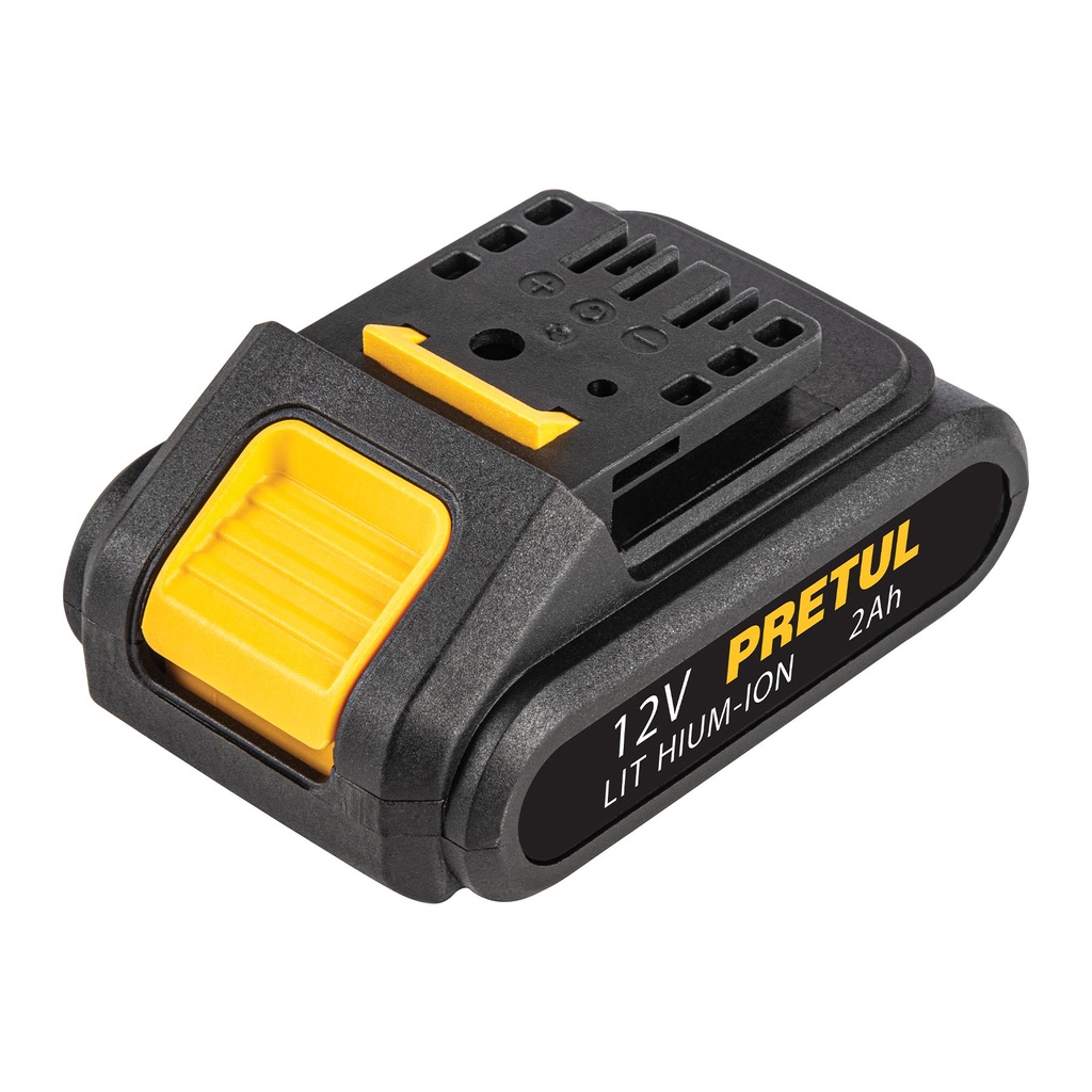 Batería ion litio, 12V, 2 Ah, PRETUL BAT-12P2