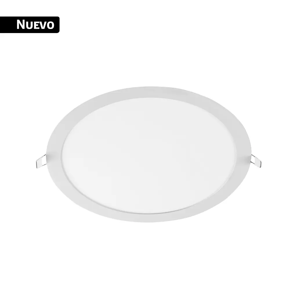 Luminario LED plafón 24W 6500K ultradelgado redondo, VOLTECK EMP-203L