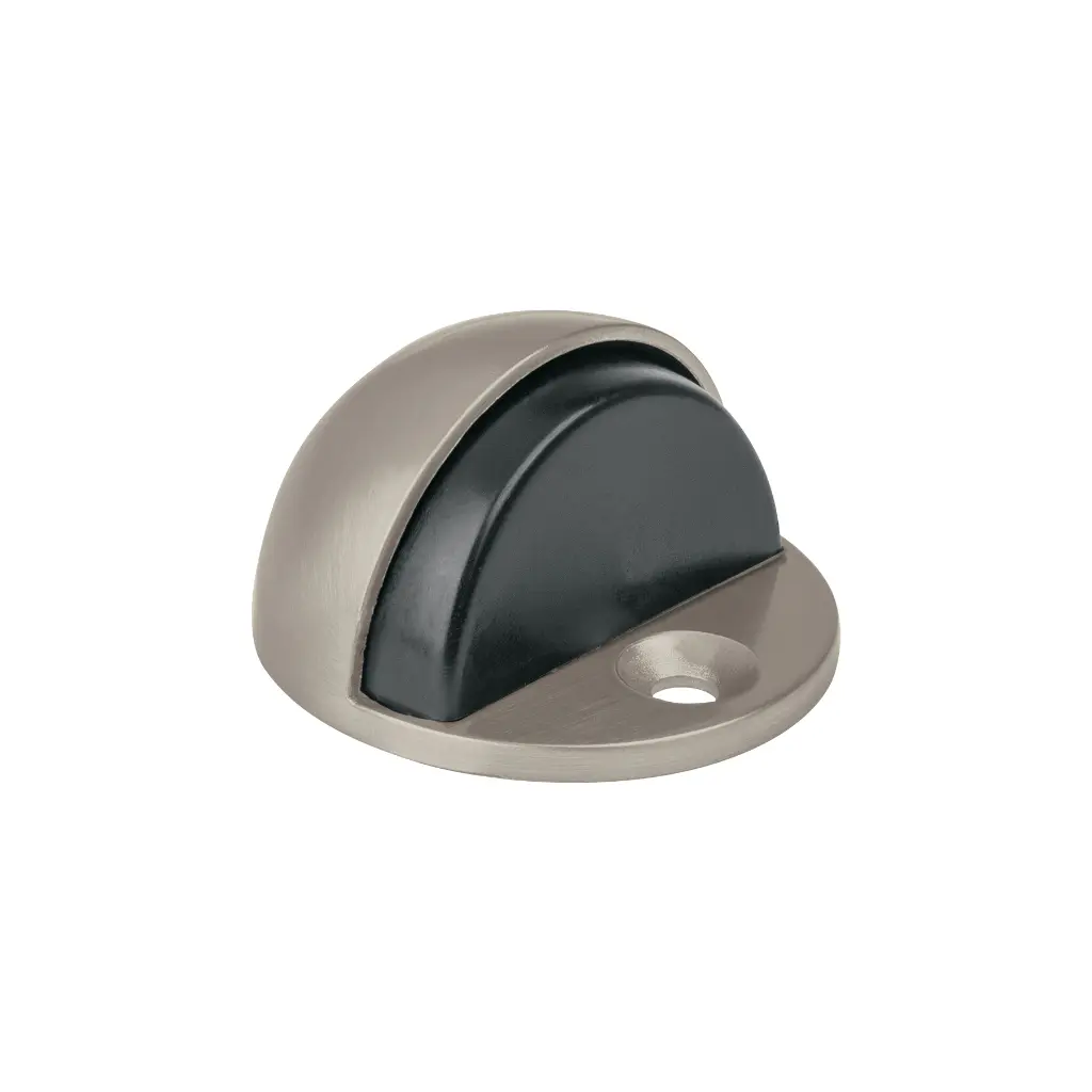Tope tipo media luna para puerta, níquel satín, HERMEX TODO-4