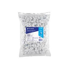 Bolsa con 100 grapas blancas de 16 mm para cable redondo GCU-16BC