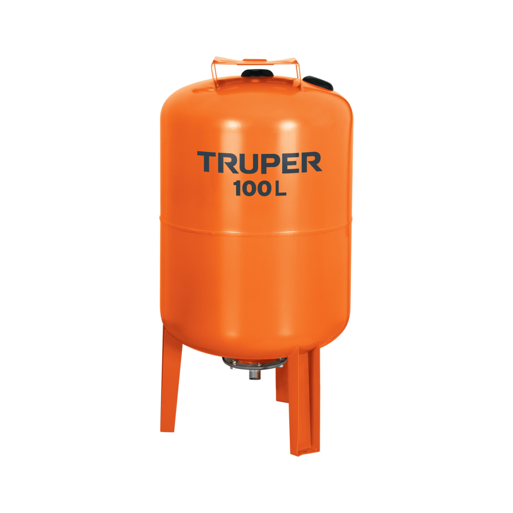 Tanque hidroneumático vertical, 100 litros, TRUPER TN-HN-1X100