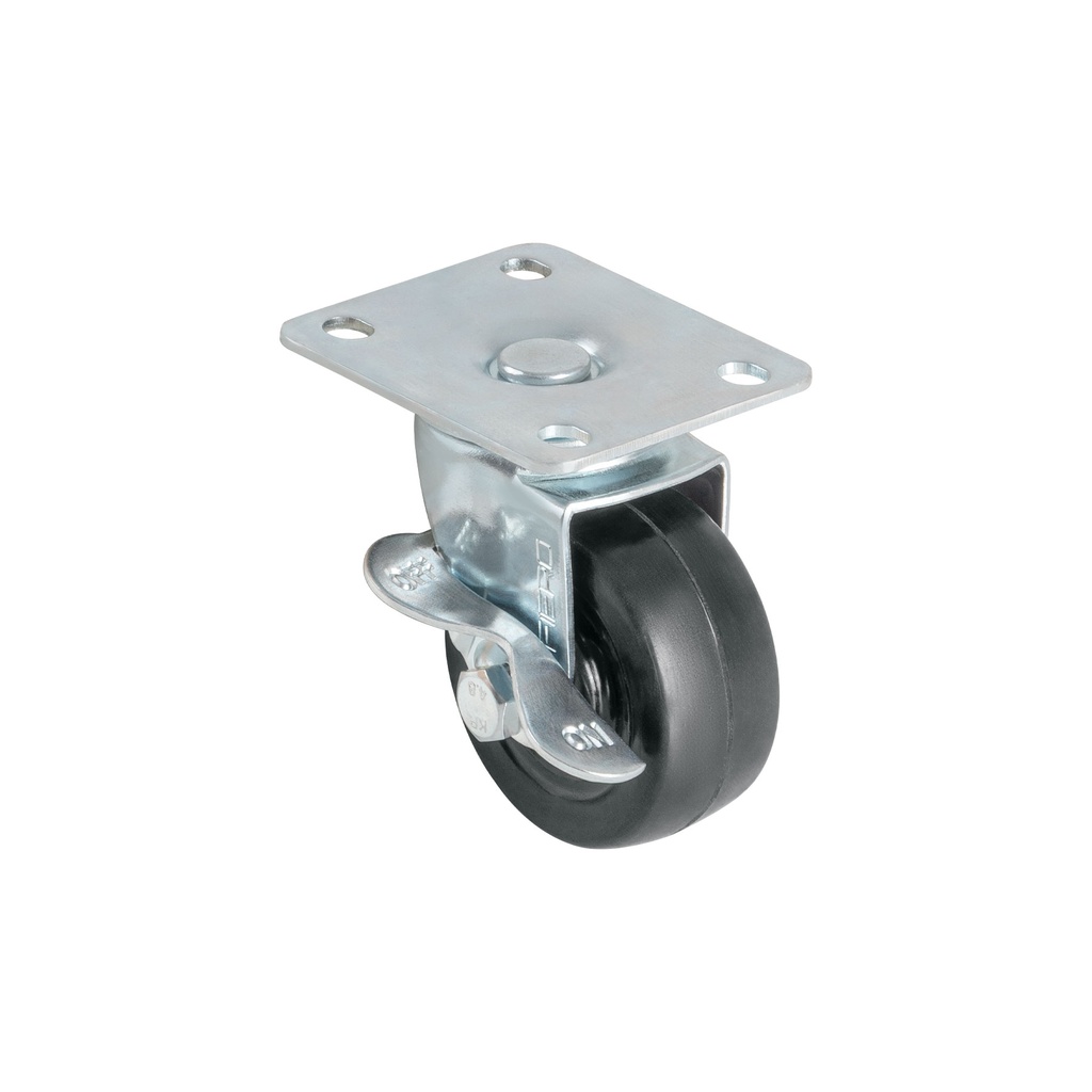 Rodaja hule 2', placa giratoria con freno, buje, 25kg RO-158