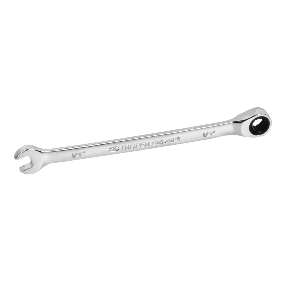 Llave combinada con matraca 1/4' x 120 mm largo, EXPERT LL-2008X
