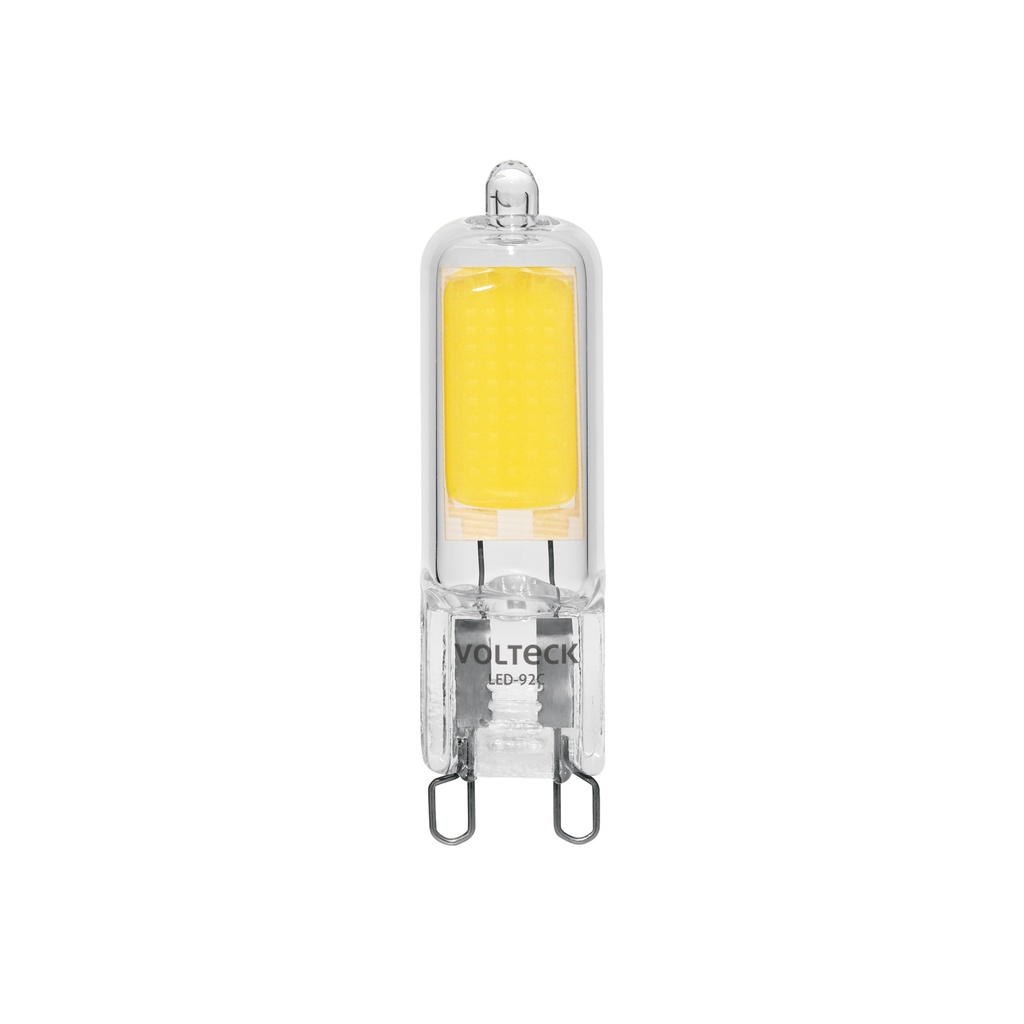 Foco LED 2 W, tipo ampolleta, 2700K luz ámbar, G9, VOLTECK LED-92C
