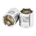 Dado de 13/16', 6 puntas, cuadro 3/8', TRUPER D-3826-H