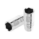 Dado para bujías de 13/16', 6 puntas, cuadro 3/8', TRUPER D-3826-B