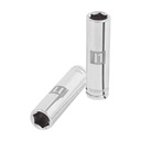 Dado largo de 11 mm, 6 puntas, cuadro 3/8', TRUPER D-3811-HM-L
