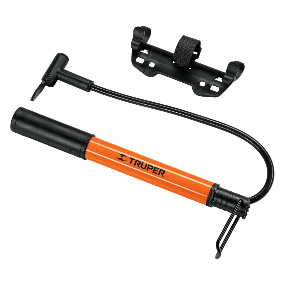 Mini bomba manual para bicicleta, 60 PSI, TRUPER BOM-MI