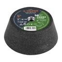 Copa desbaste de piedra 5' grano 36, eje M14, TRUPER C-349-PI