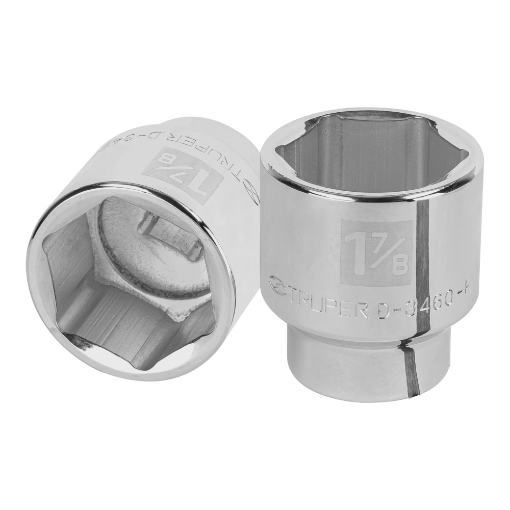 Dado de 1-7/8', 6 puntas, cuadro 3/4', Truper D-3460-H