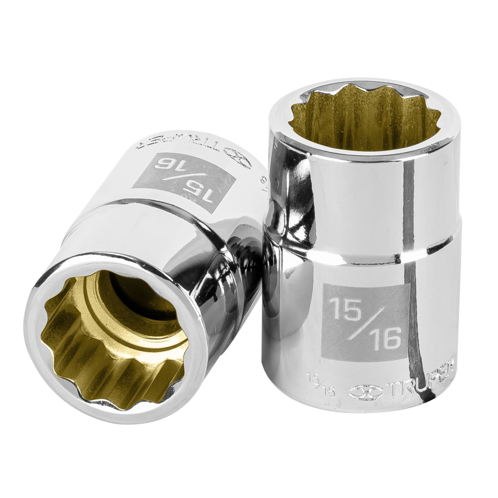 Dado de 15/16', 12 puntas, cuadro 3/4', TRUPER D-3430